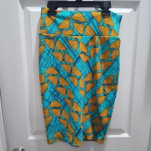 Lularoe Printed Pencil Skirt